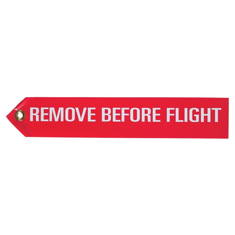 National Aerospace Standard NAS1756-60 Red-White 60' Remove Before Flight Streamer